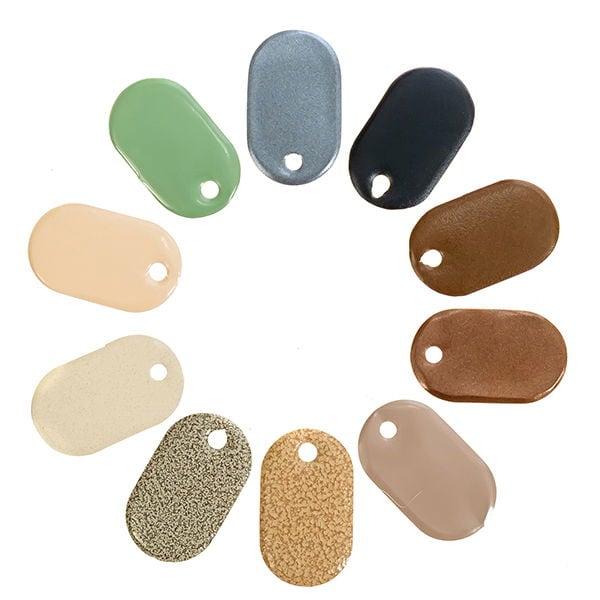 Together color palette sample chips